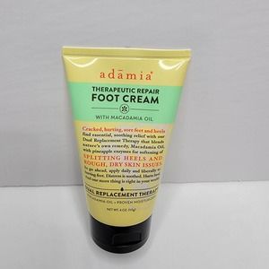 Adamia Therapeutic Repair Foot Cream Macadamia Nut Oil and Promega-7 4 oz JJ
